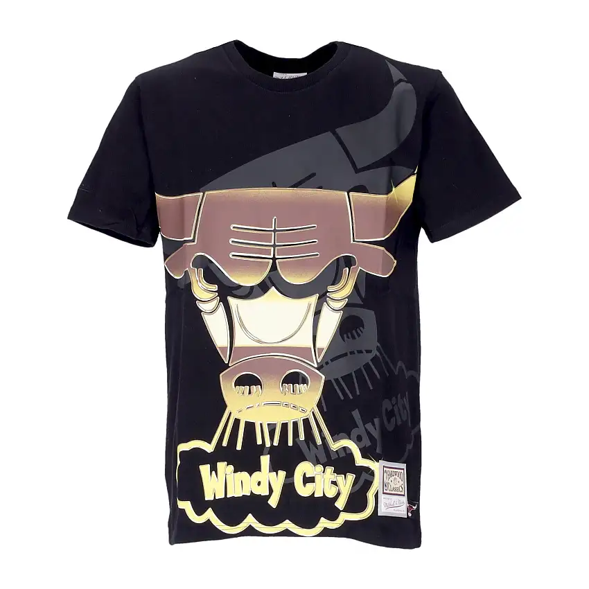 Big Face Men's's's T -Shirt 4.0 Tee Classics de bois dur Chibul Black / Couleurs d'équipe d'origine