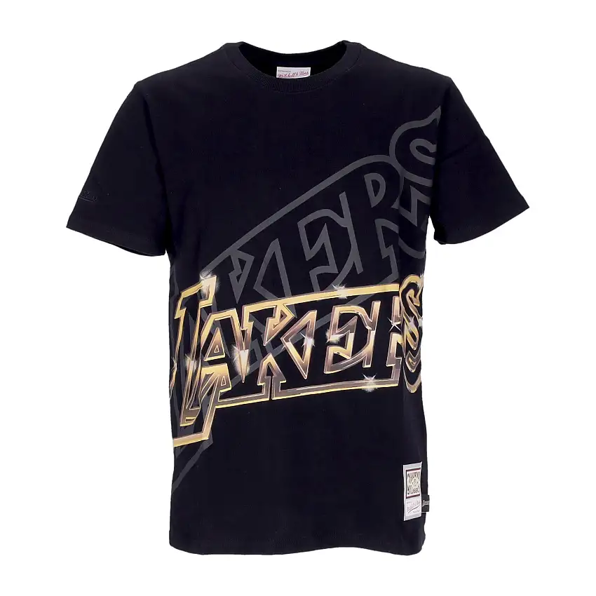 Big Face Men's's's T -Shirt 4.0 Tee Hardwood Classics Loslak Black / Original Team Colours