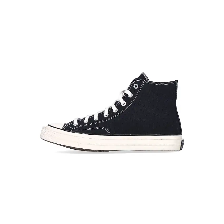 High Man Shoe Chuck 70 Hi Canvas Ltd Black Double Foxing