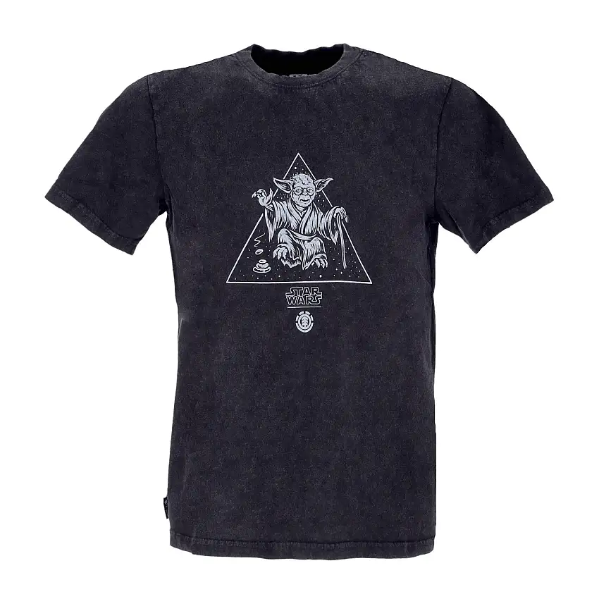 Yoda tee x star wars wars lavé t -shirt noir