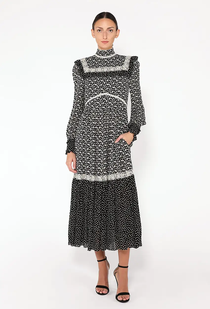 2022 Robe Imprimée Prairie - Céline