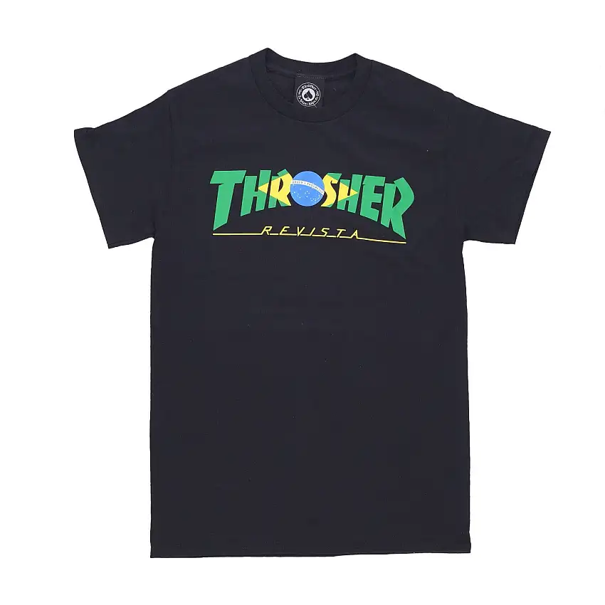 Brésil Revista Tee Black Men's T -Shirt