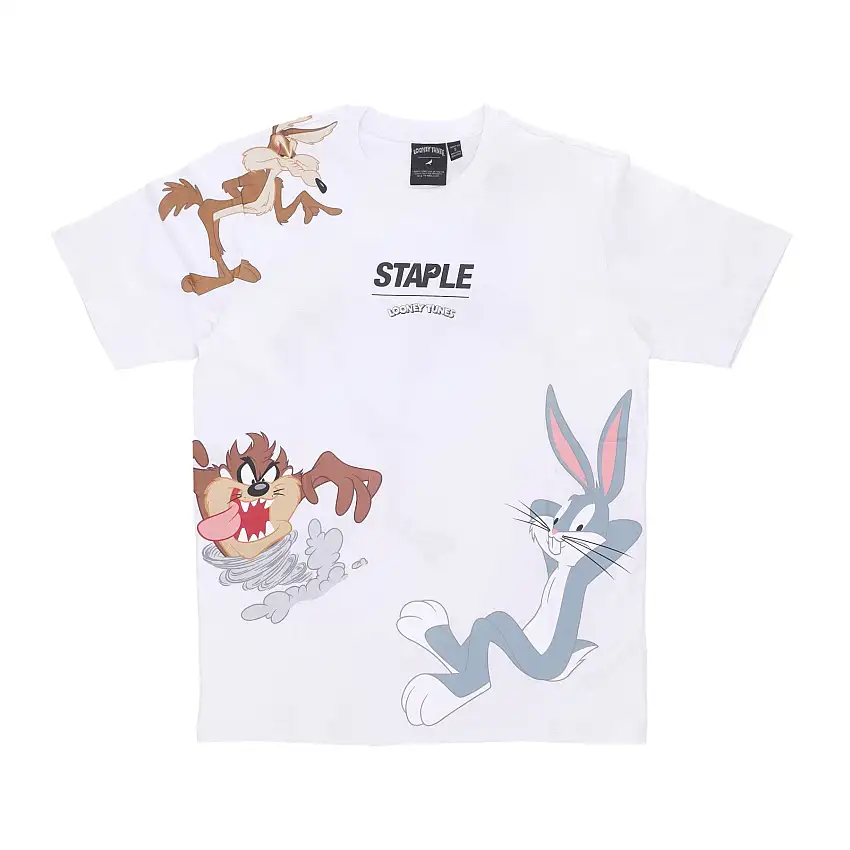 Lt AOP Tee White Men's T -Shirt