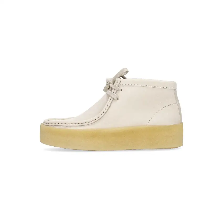 Lifestyle Women W Wallabee Cup Bt White Nubuck Shoe