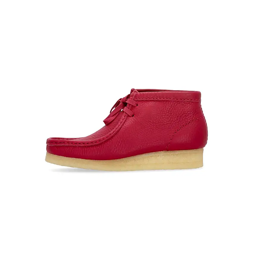 Lifestyle Women W Wallabee Boot Berry Leather Shoe