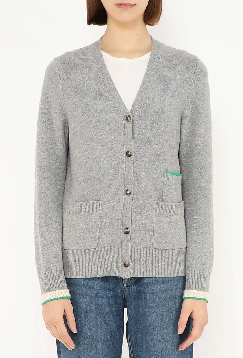 Cardigan à Poches Superposées Cachemire - Céline