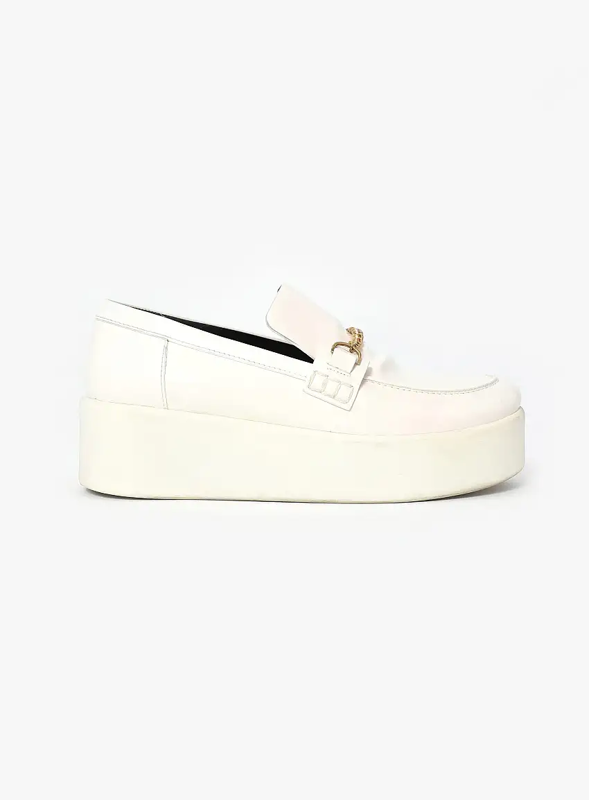 2013 Mocassins à Plateforme à Chaînes | Authentique & Vintage
