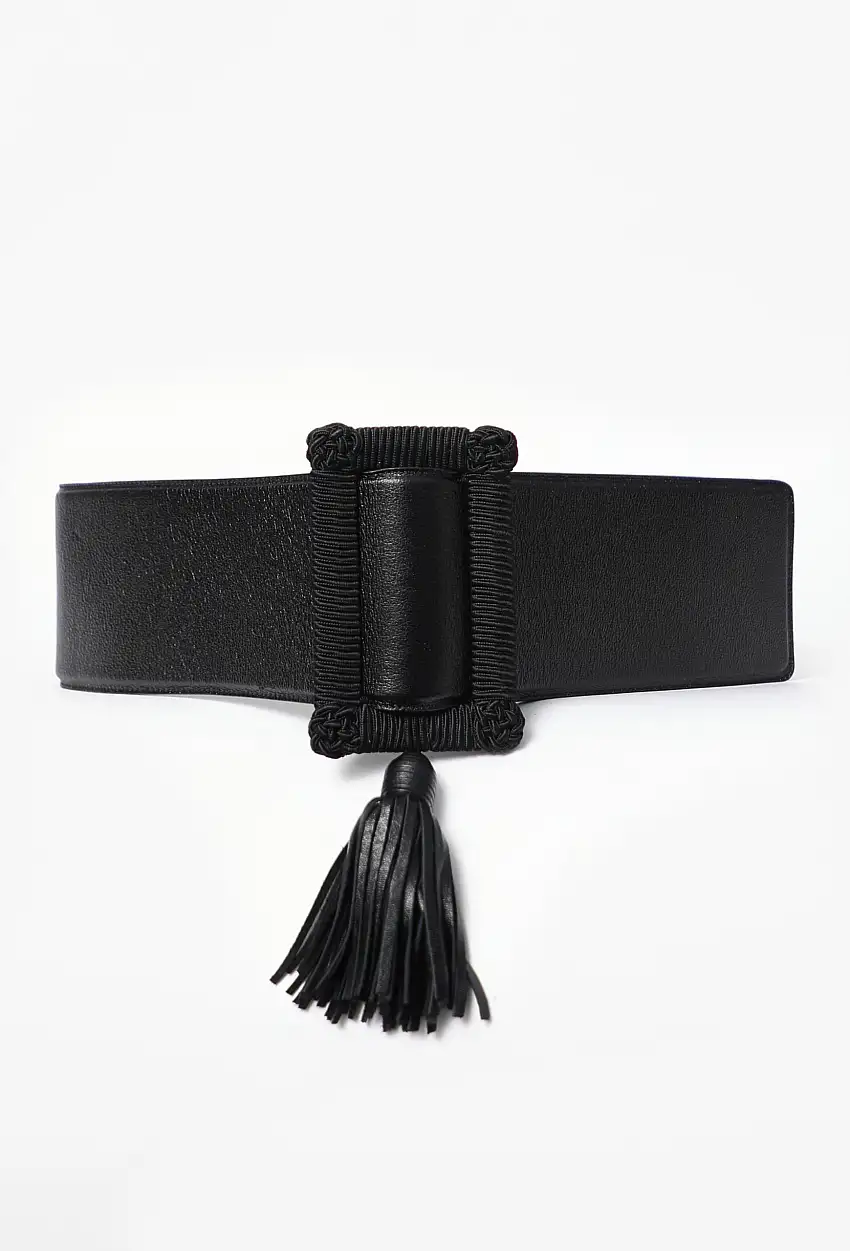 2013 Ceinture Large à Glands - Saint Laurent