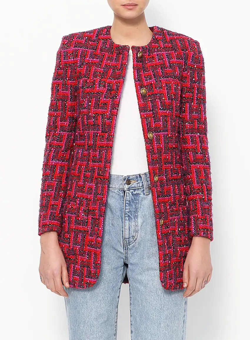 Veste en Tweed Embellie | Authentique & Vintage