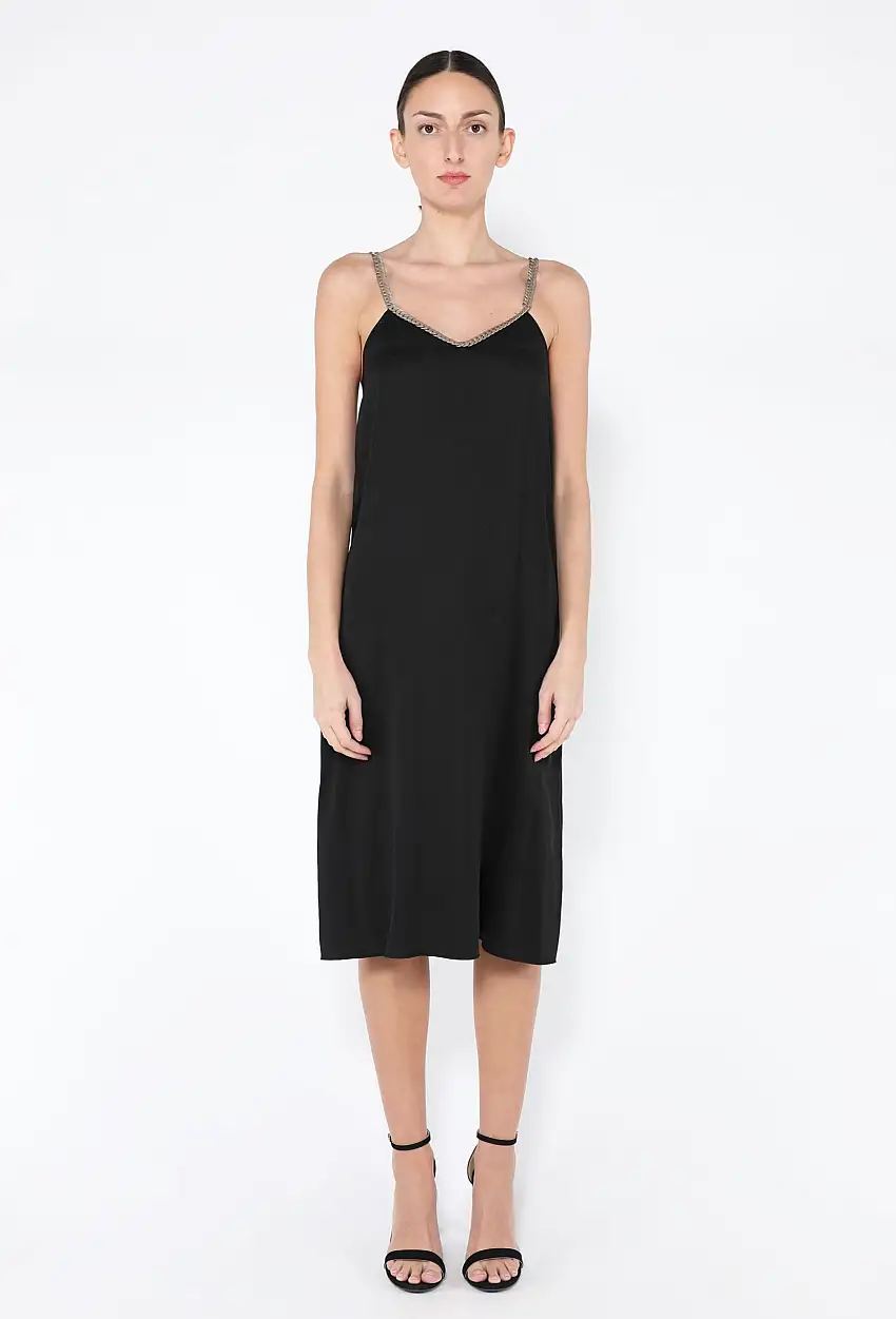 2015 Robe Slip à maillons de chaîne - Céline