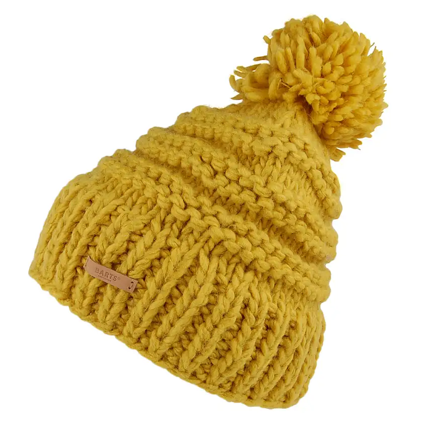 Bonnet à Pompon Jasmin moutarde BARTS