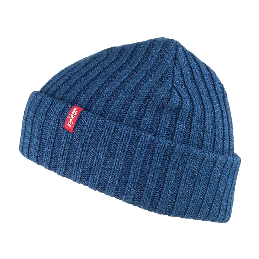 Bonnet Côtelé bleu foncé LEVI'S