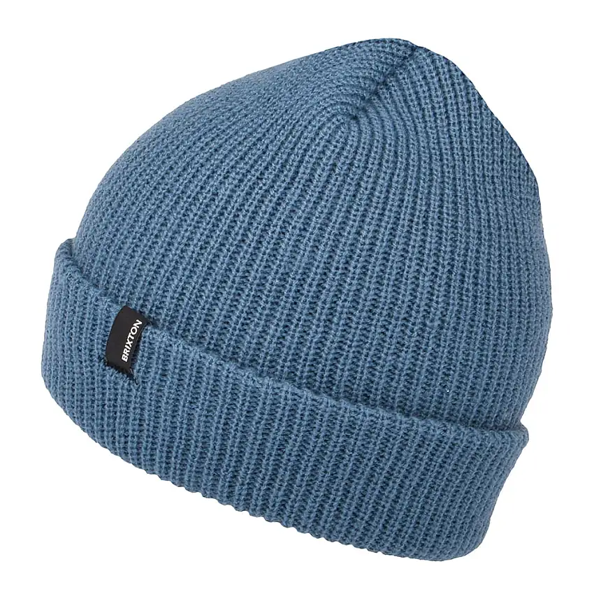 Bonnet à Revers Heist bleu ardoise BRIXTON