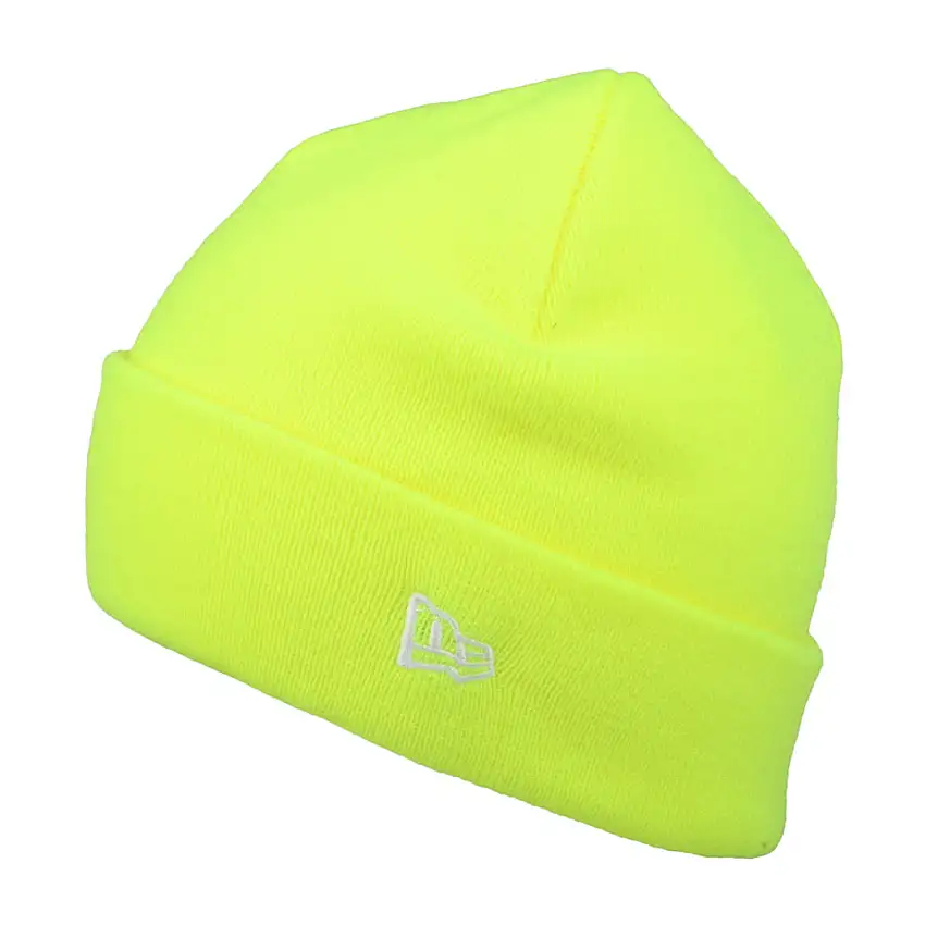 Bonnet à Revers Court NE Pop jaune fluo NEW ERA