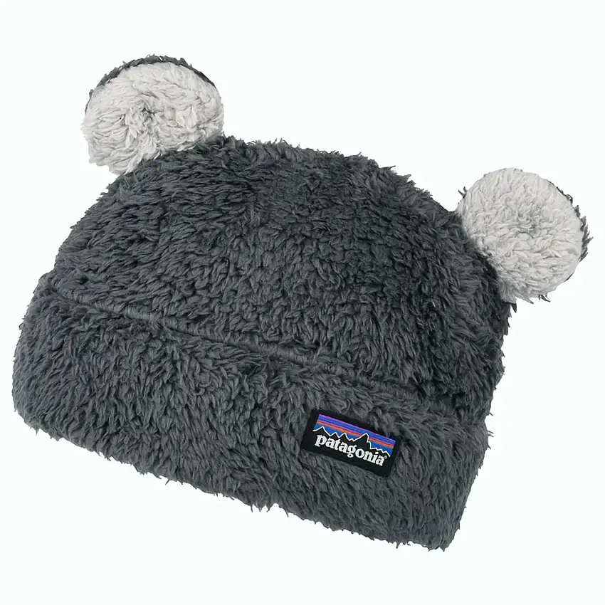 Bonnet Bébé Furry Friends gris PATAGONIA