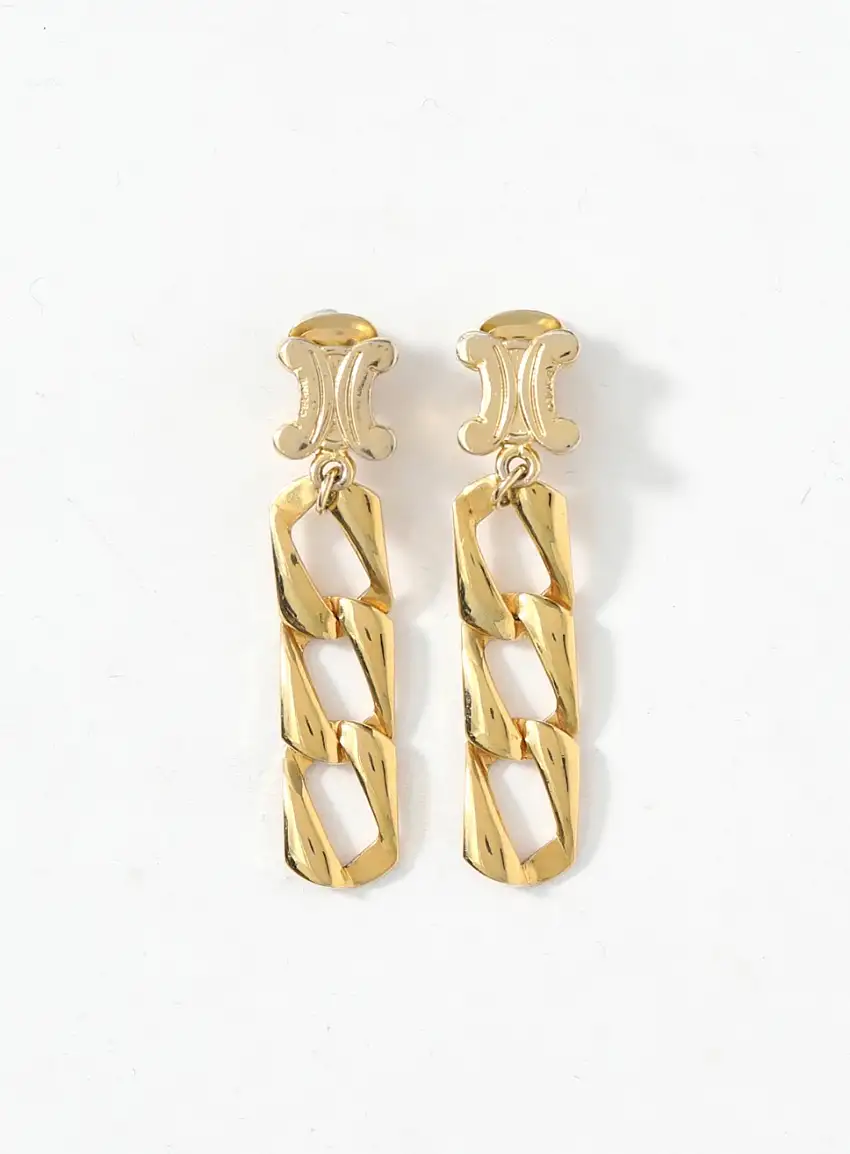 Boucles d'Oreilles Triomphe à Maillons | Authentique & Vintage