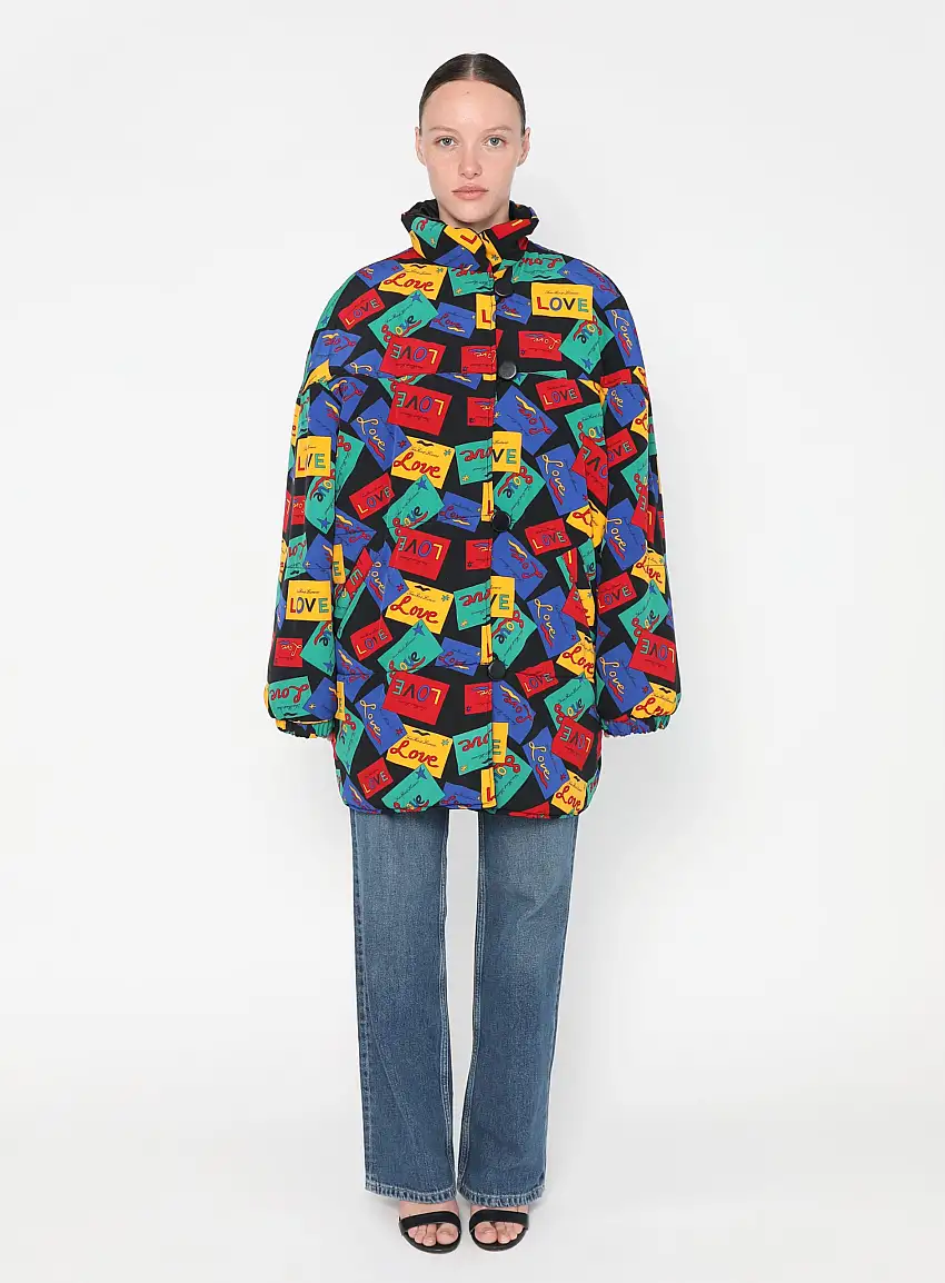 '90s Doudoune Réversible Love - Saint Laurent