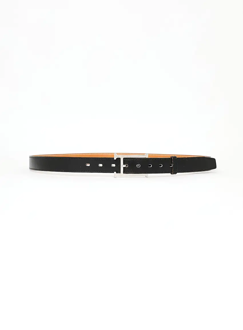 Ceinture en Cuir 'H' | Authentique & Vintage