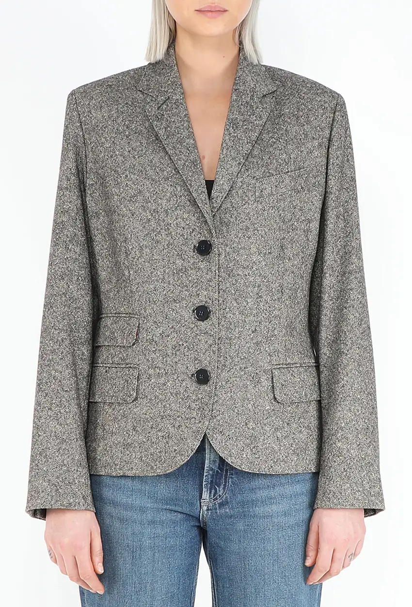 Blazer Tweed Harris en Cachemire - Hermès