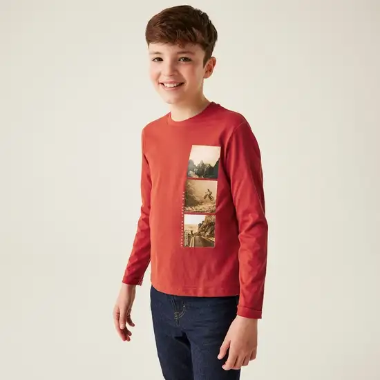 Wenbie III T-shirt graphique pour enfant | Rouge