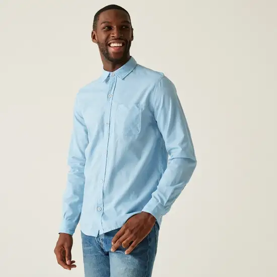 Chemise à manches longues Loran pour homme | Bleu