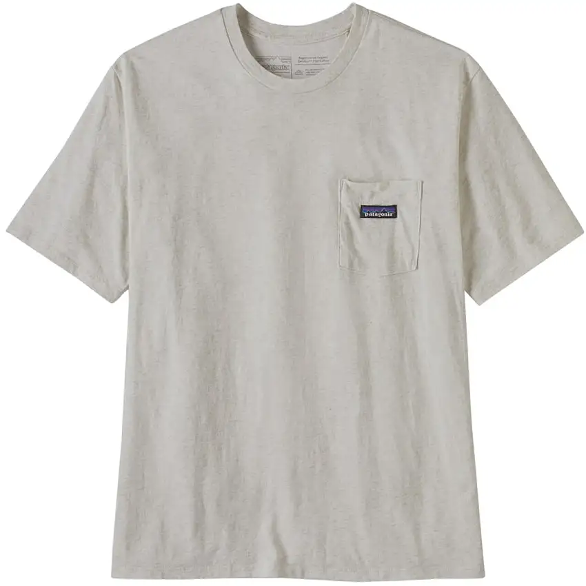 T-Shirt Patagonia Daily Pocket - Blanc