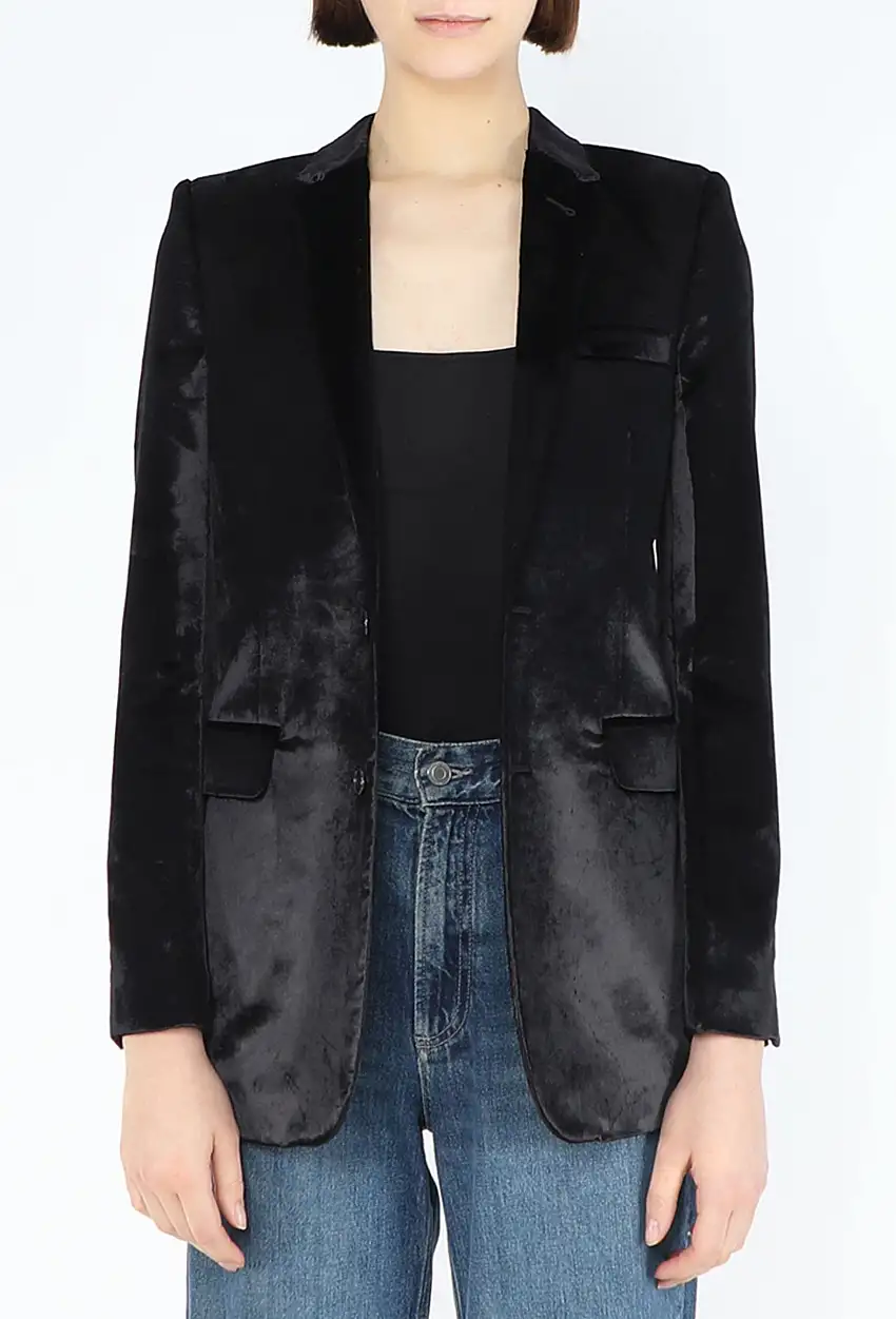 2015 Blazer en Velours Smoking - Saint Laurent