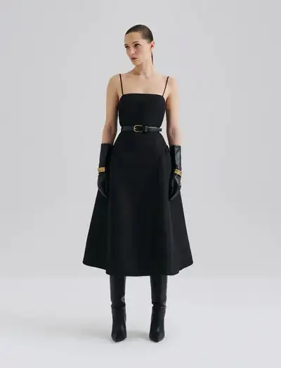 Calista Exaggerated Hip Midi dress - Robes midi