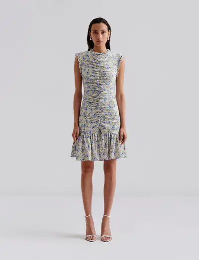 Agnes draped jersey mini dress - Robes courtes