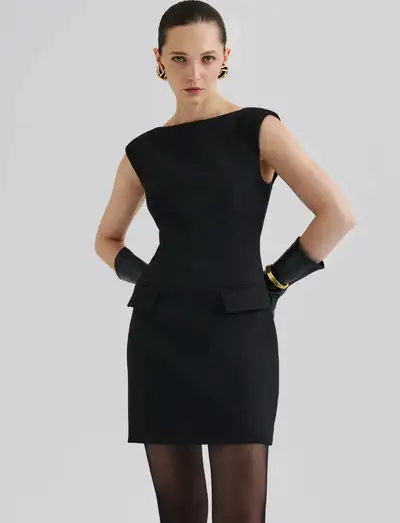 Adelina High Neck Mini Dress - Robes courtes