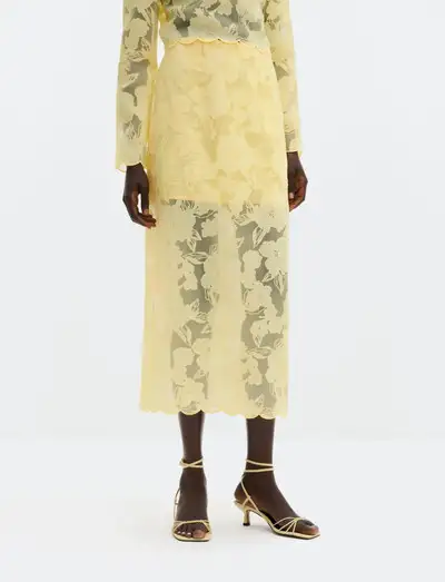 Anabelle Lace Midi Skirt - Jupes midi