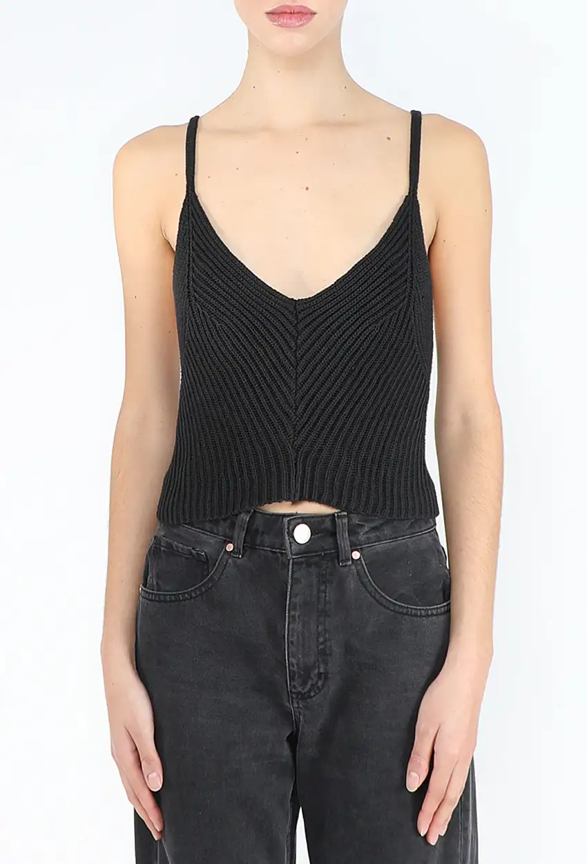 '90s Camisole en Maille Côtelée - Maison Margiela