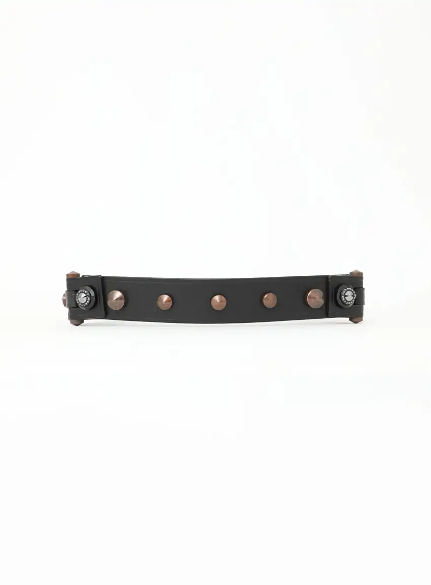 Ceinture en Cuir Clouté | Authentique & Vintage