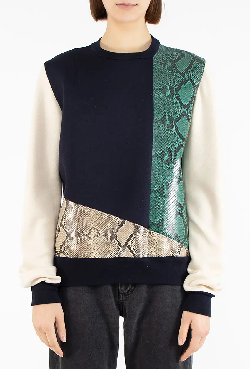 2012 Pull Python Colorblock - Céline