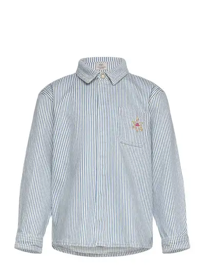 Y/D STRIPE TWILL OVERSHIRT - Chemises à manches longues