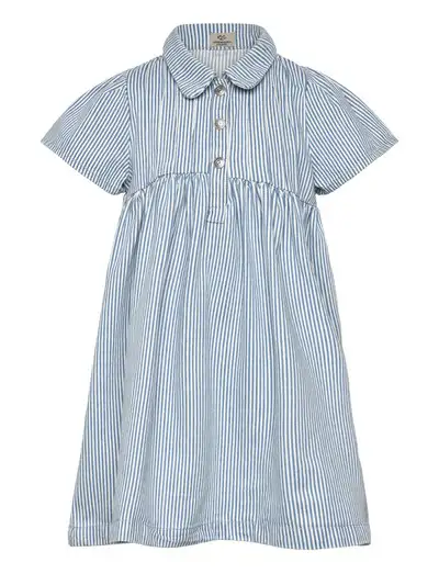 Y/D STRIPE DRESS W. FRILL SLEEVES - Robes décontractées à manches courtes