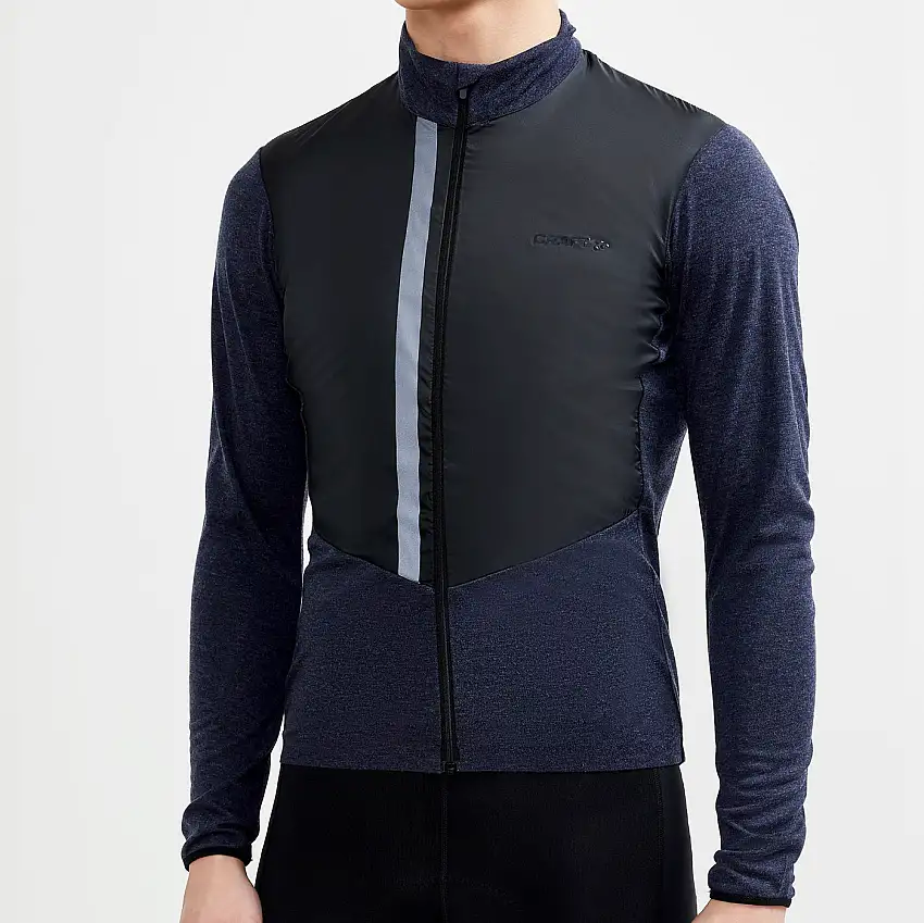 Maillot manches longues Craft ADV Bike Subz Wool - Bleu