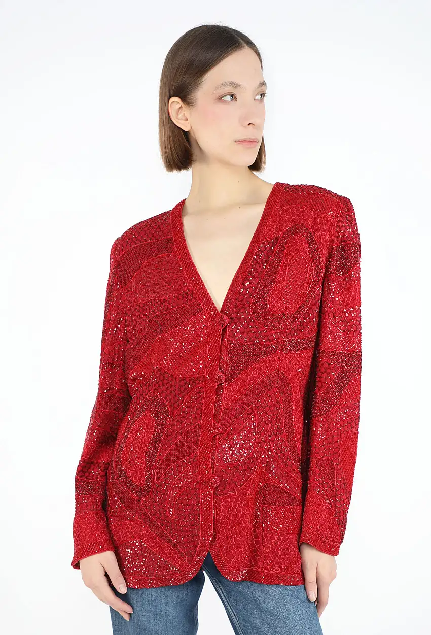Veste Tambour Brodée Main Vintage - Emanuel Ungaro