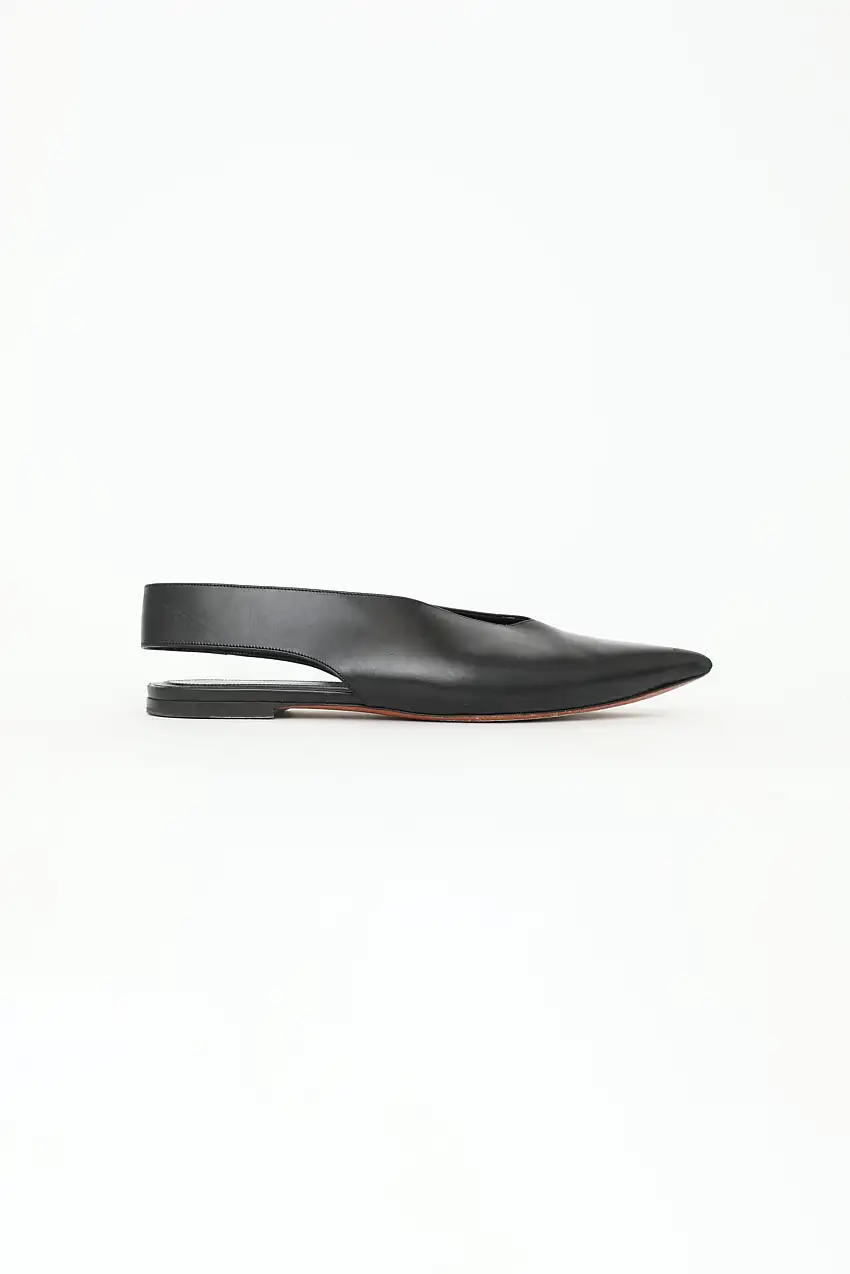 Slingbacks Pointus en Cuir | Authentique & Vintage