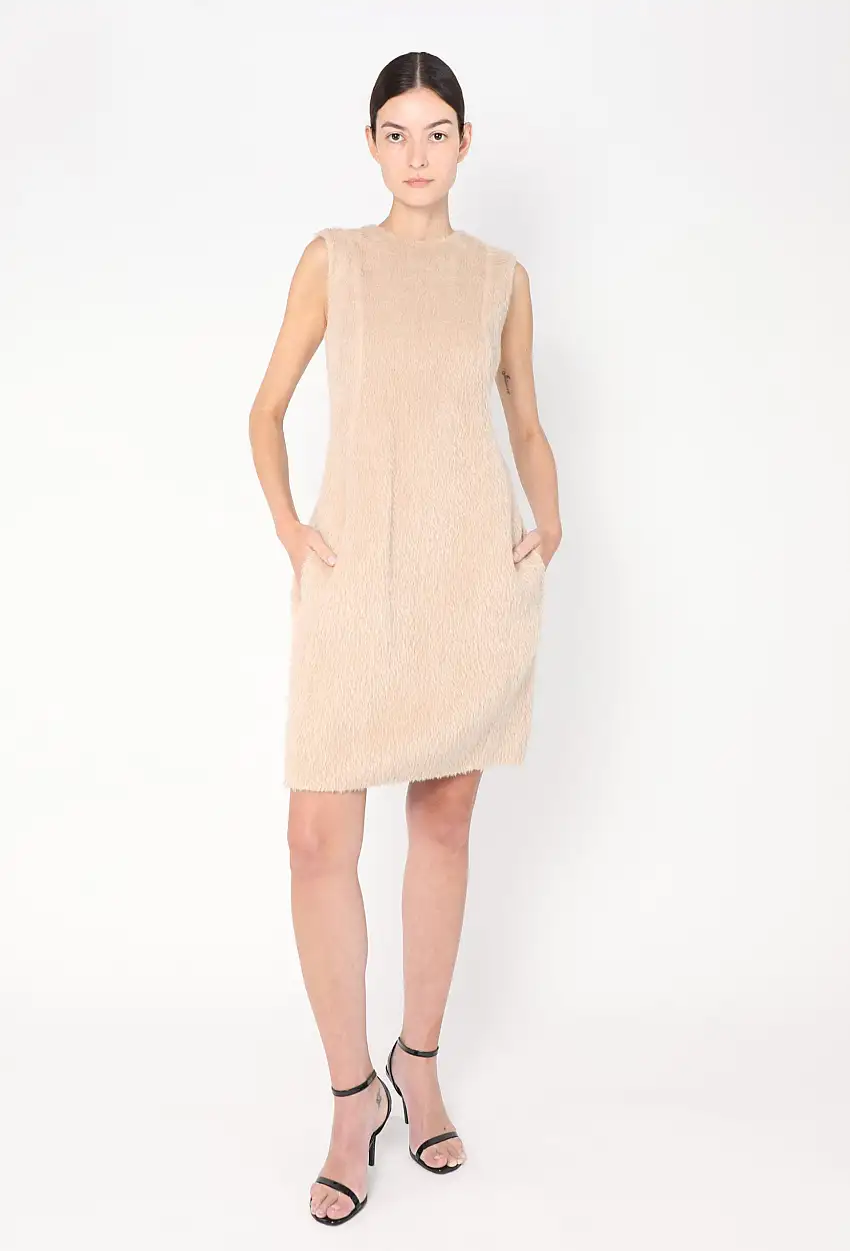 2015 Robe Tulipe en Alpaga | Authentique & Vintage