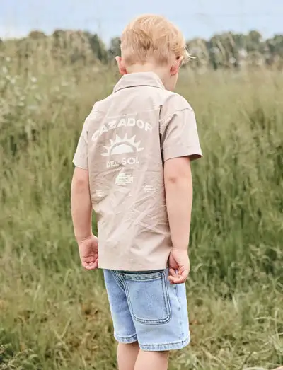 Shirt Backprint - Chemises à manches courtes