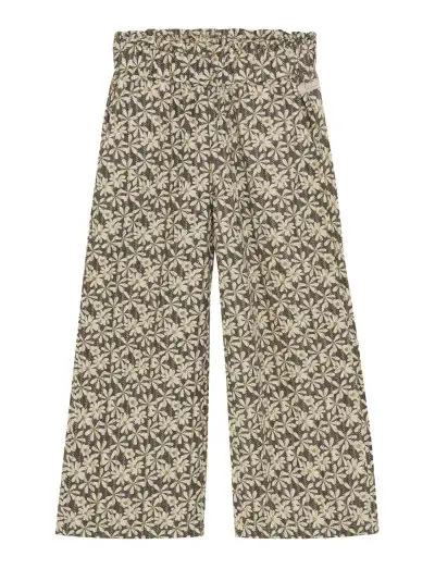Wide Pants Shiny Flower - Bas