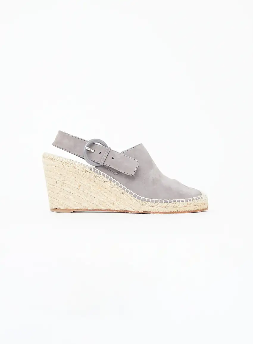 Espadrilles en Daim à Plateforme | Authentique & Vintage