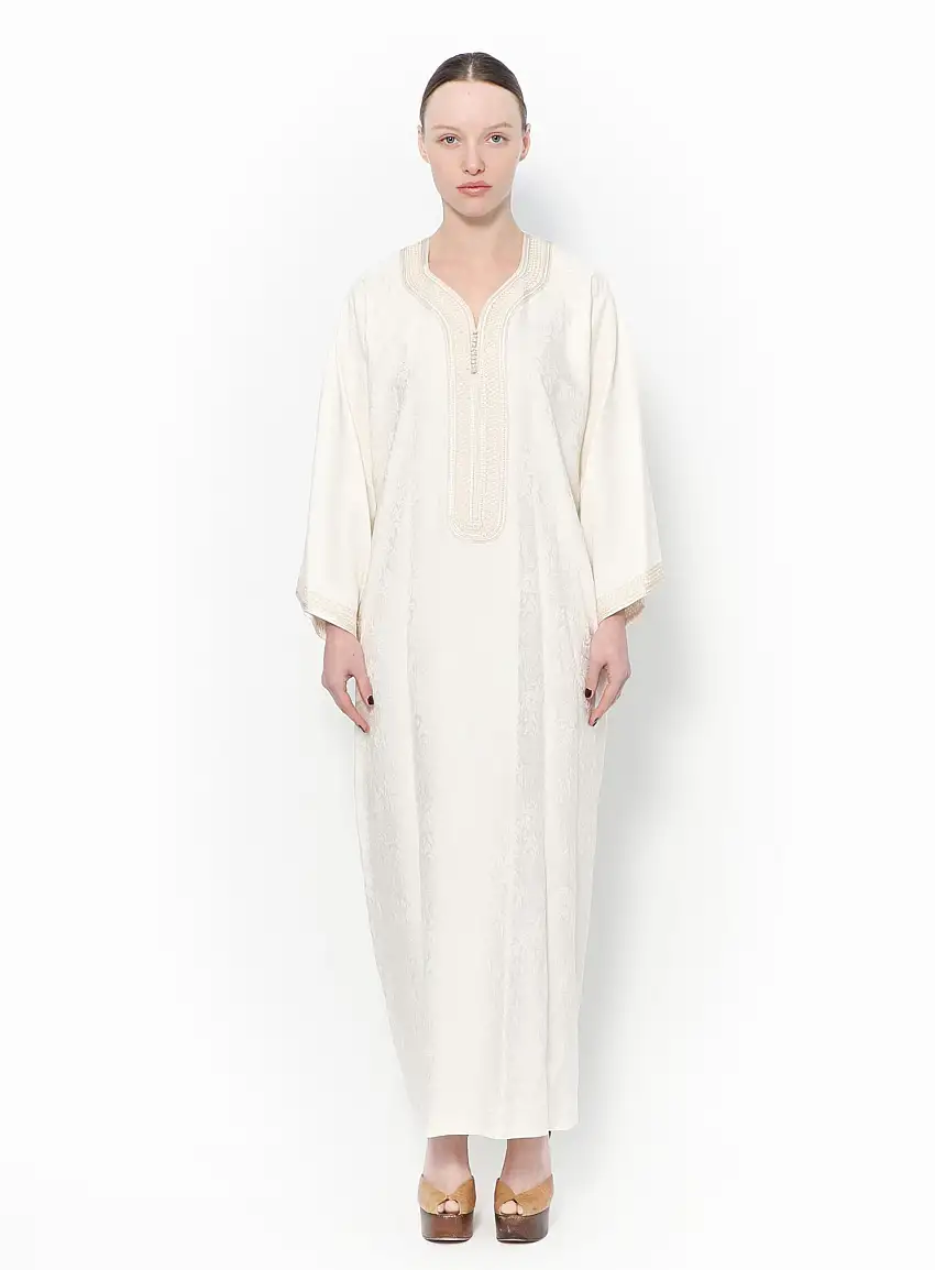 Authentic Tunique Marocaine en Jacquard | Authentique & Vintage