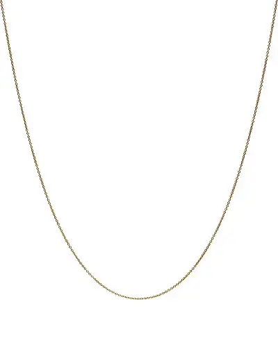 45cm chain 18k gold plated silver - Colliers chaîne