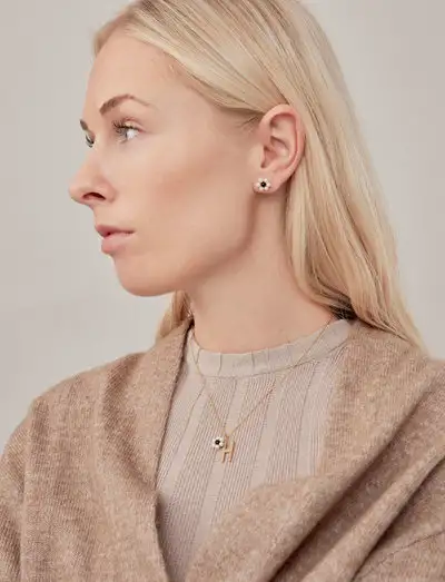 Letter for initial necklace A-Z (18K Gold-plated) - Pendentifs