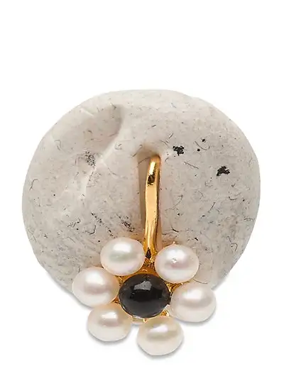 My Flower Charm 7mm w. Freshwater Pearls - Pendentifs