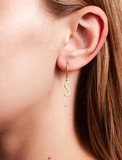Initial Ear Hanger (A-Z) - Boucle d'oreille individuelle