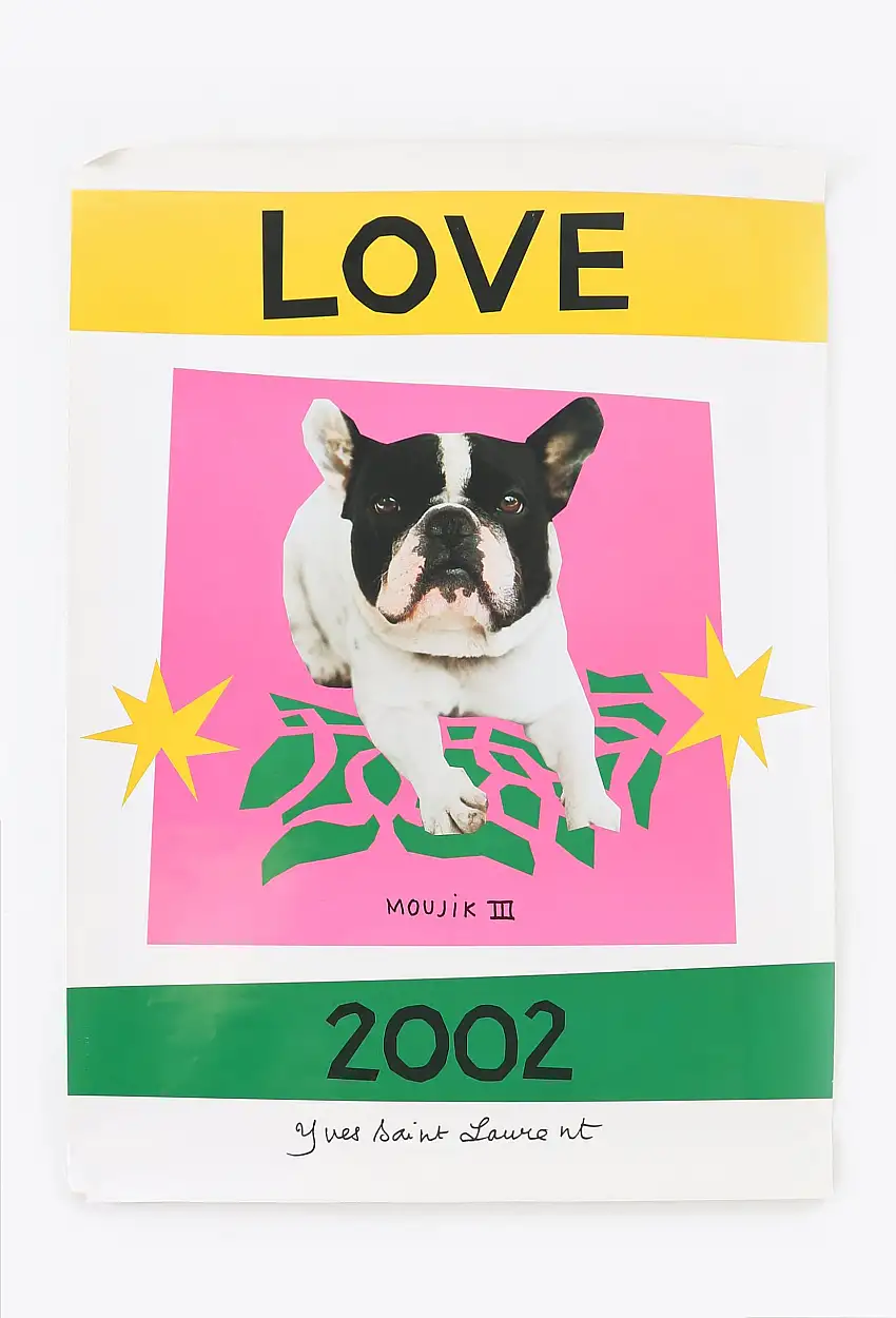 Affiche Love Originale Édition Limitée, 2002 - Saint Laurent