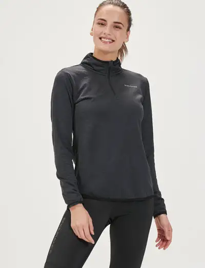 Vironic W Waffle Melange Loose Fit - Fleece